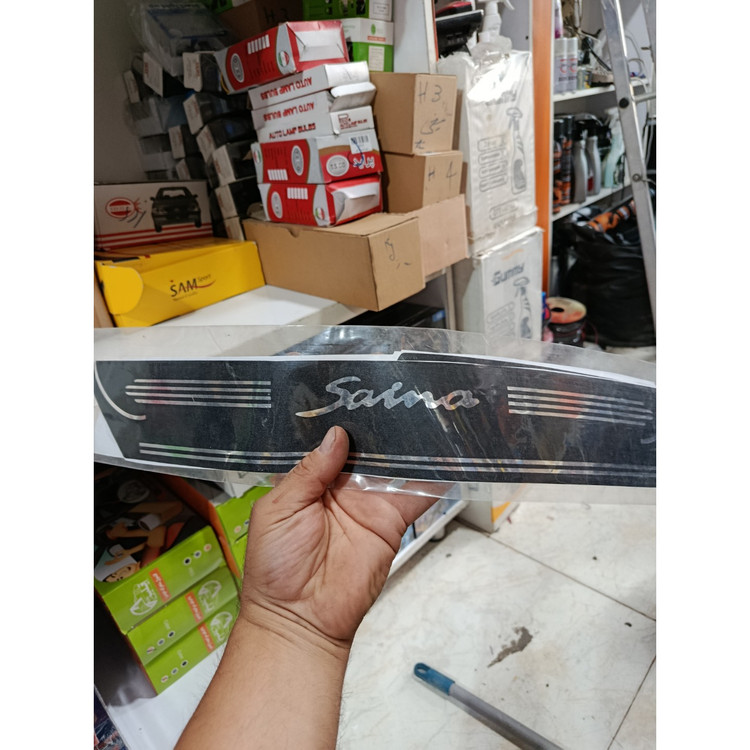 برچسب پارکابی ساینا طرح کربن