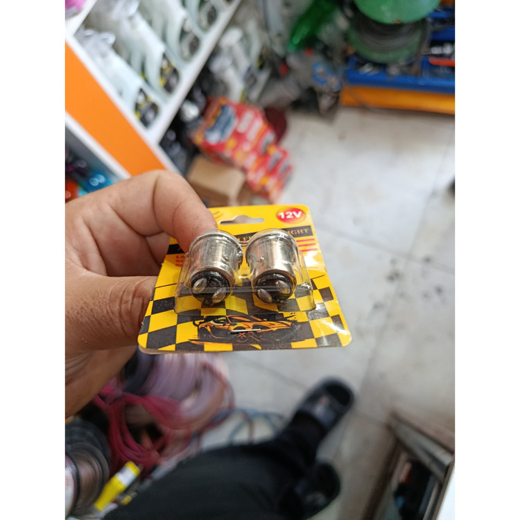 لامپ فندقی دو کنتاکت سفید