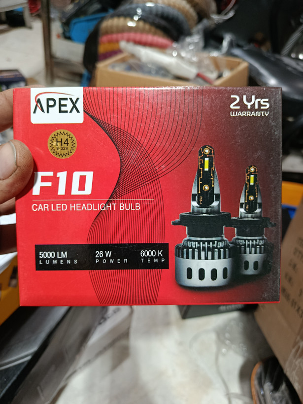هدلایت رنگ سفید پایه اچ فور 26وات اقتصادی h4