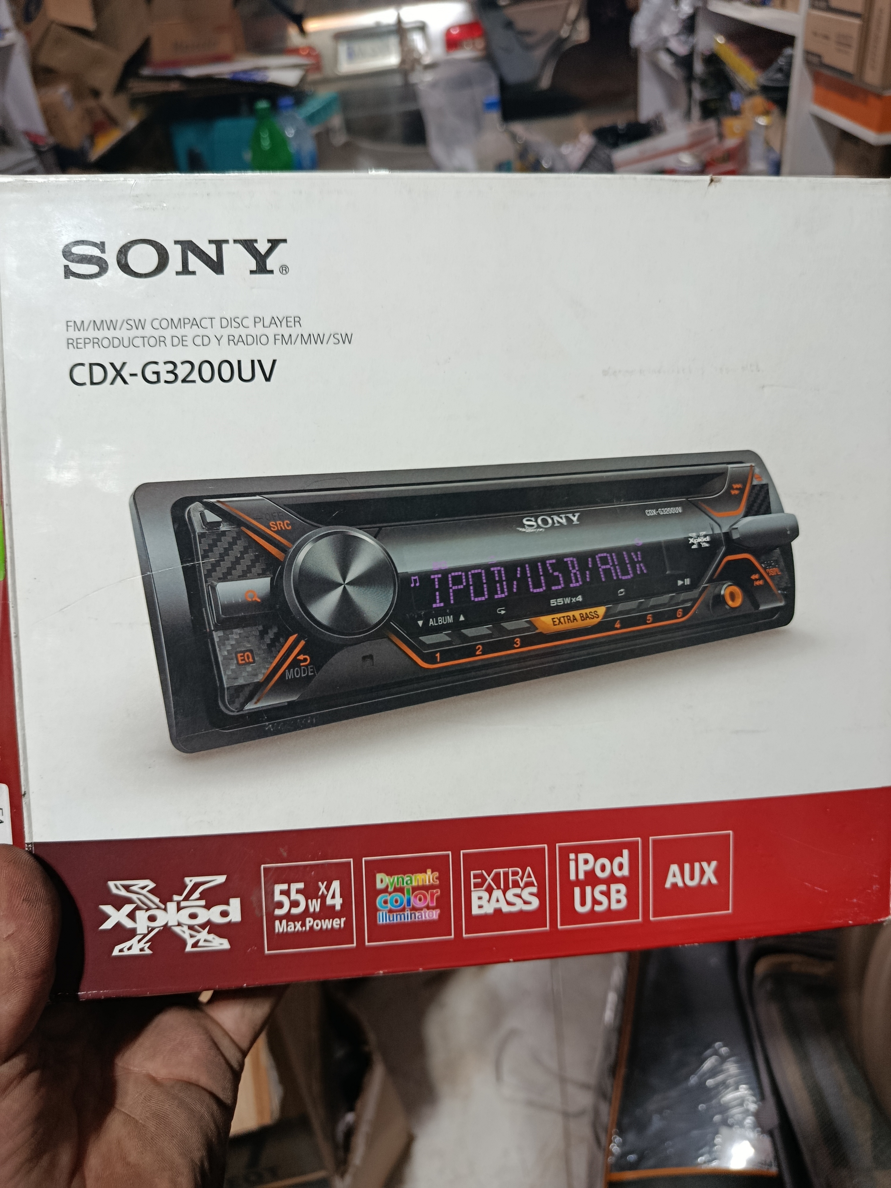 پخش خودرو سونی مدل CDX-G3200UVکارکرذه استوک