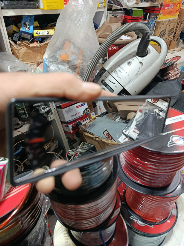 آینه درجه دار با پایه فابریک یزدی با پیچ تنظیم زاویه
