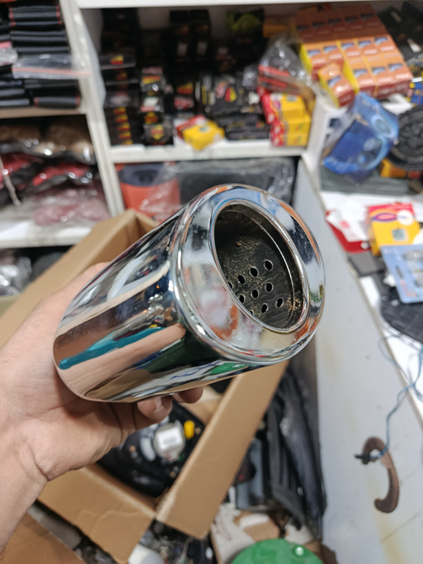 سر اگزوز طرح استیل سایز بزرگ