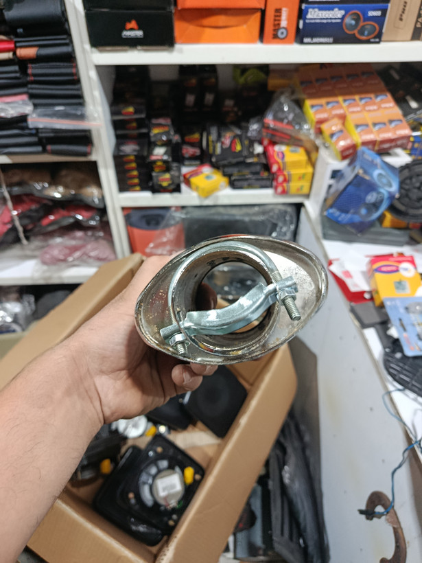 سر اگزوز طرح استیل سایز بزرگ