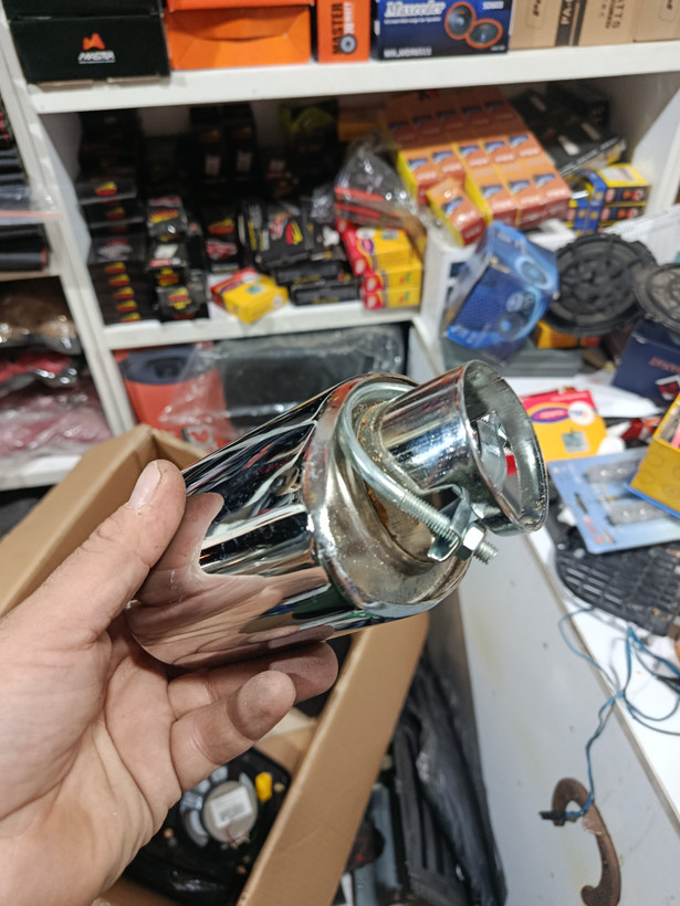 سر اگزوز طرح استیل سایز بزرگ