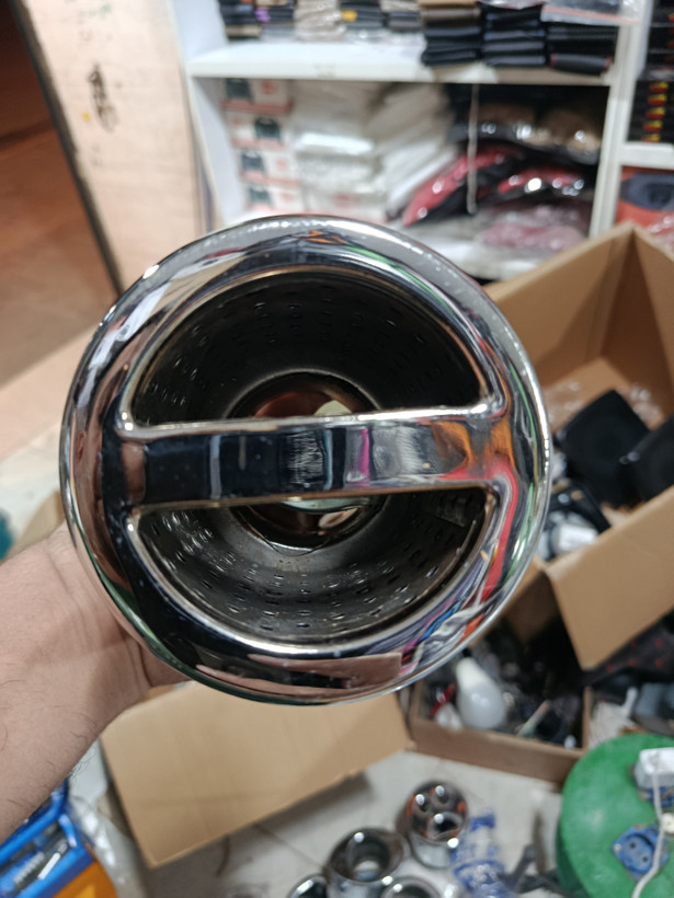 سر اگزوز گرد خط دار