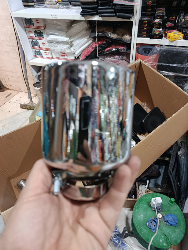 سر اگزوز گرد خط دار
