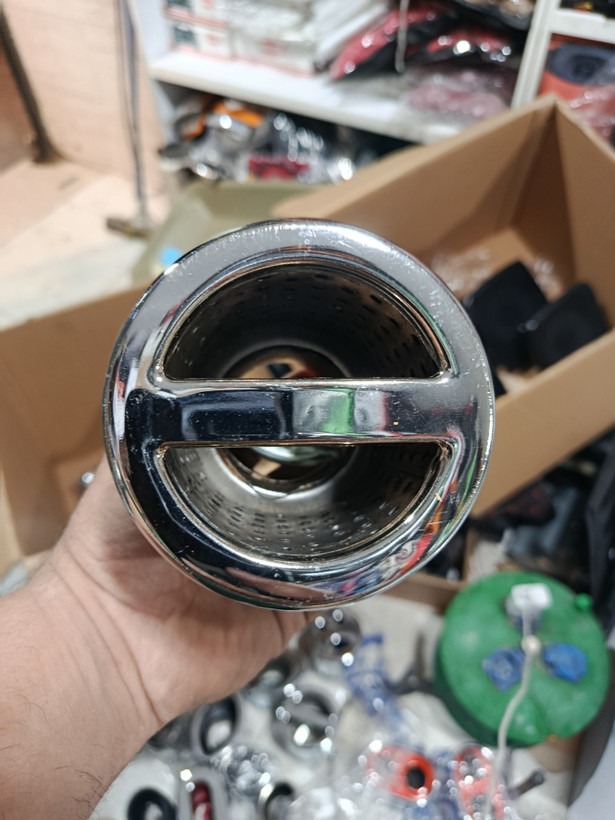 سر اگزوز گرد خط دار