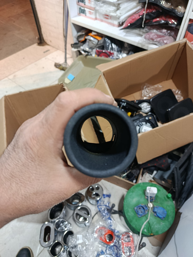 اگزوز طرح کربن مشکی گرد طرح 103
