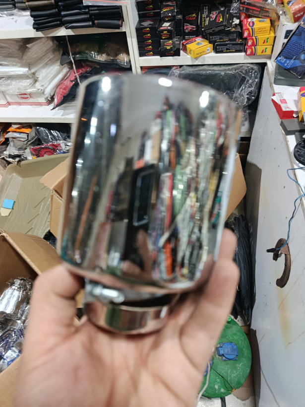 سر اگزوز گرد طرح آدم دو چشمی