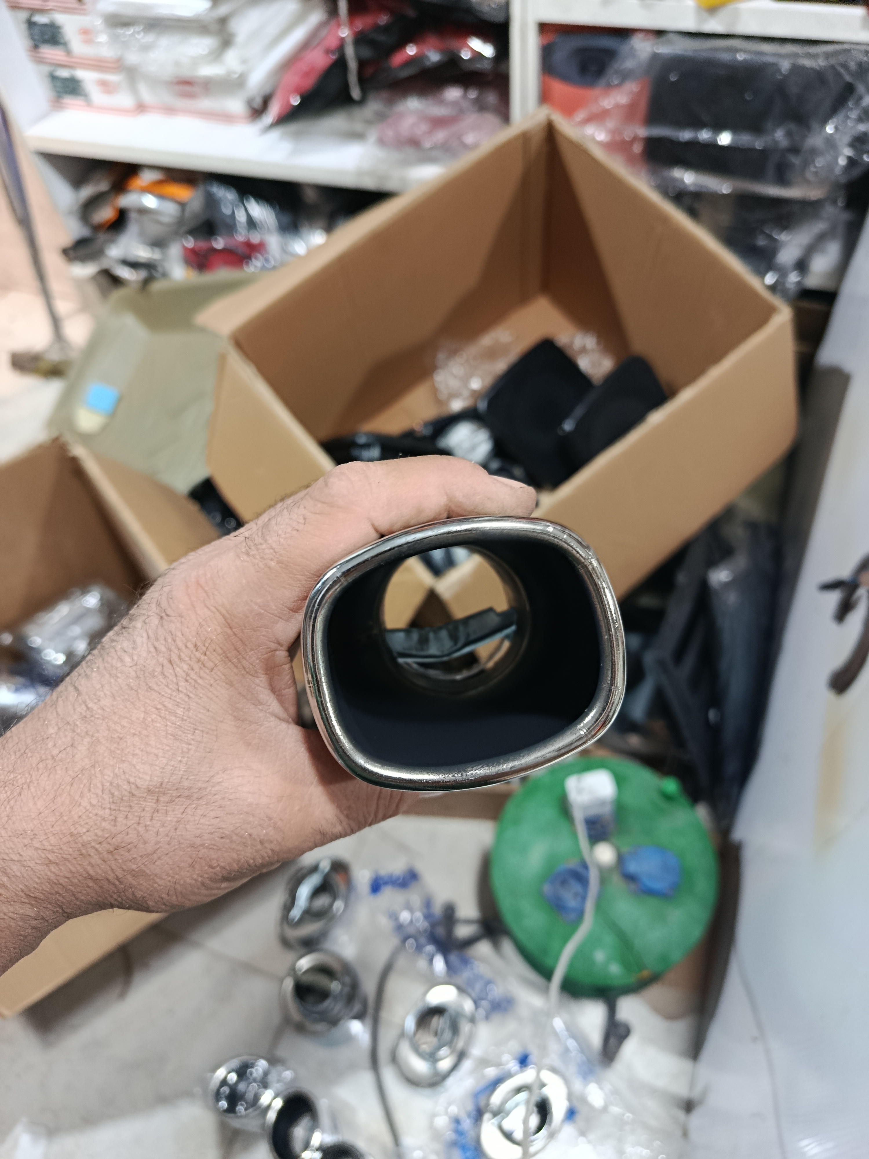 سر اگزوز طرح 103مکعبی شکل