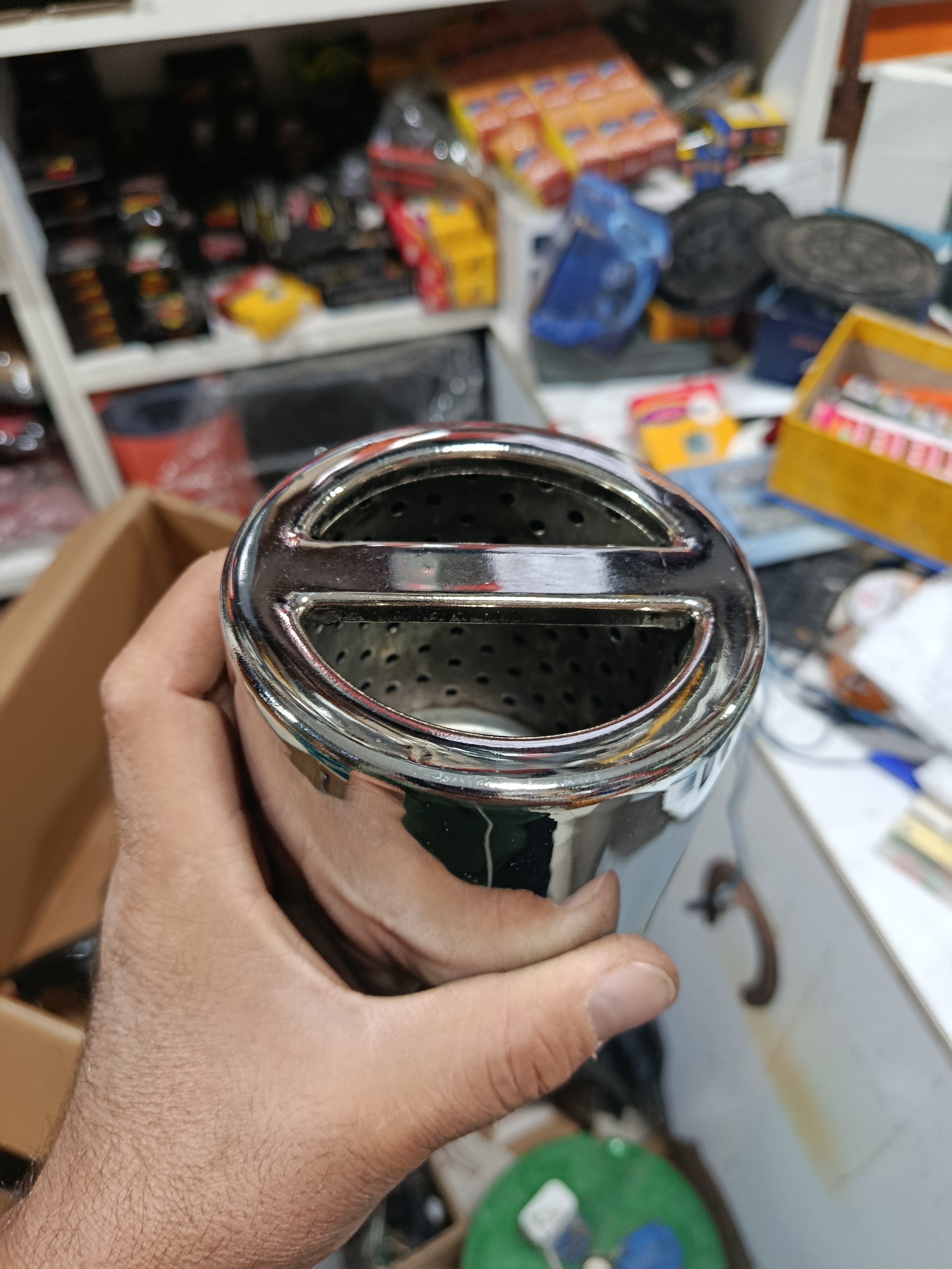 سر اگزوز گرد بزرگ تک خط سایز بزرگ